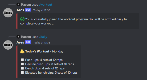 Leaderboard & daily commands